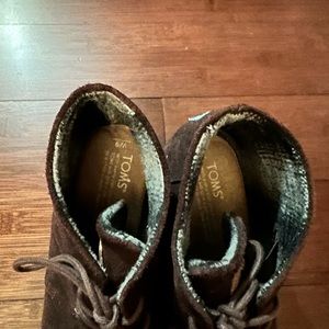 Toms wedge booties
